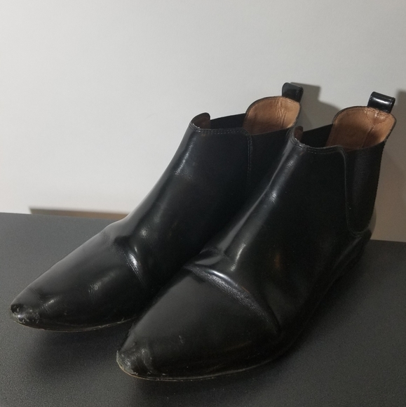 Madewell The Nico Shiny Booties Size 10 - Picture 1 of 6